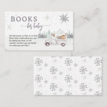 Boeken voor het Baby shower Baby Winter Woodland