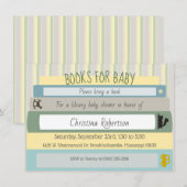 Boeken voor het Baby shower Kaart (Voorkant / Achterkant)