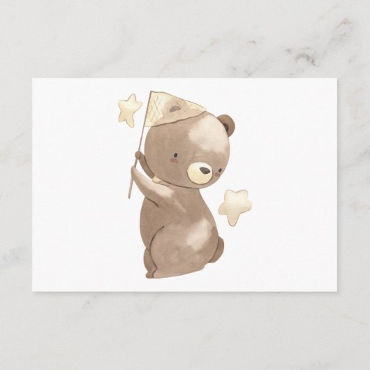 Boeken voor het Eenvoudige Moderne Baby shower van Informatiekaartje (Achterkant)