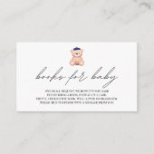 Boeken voor het Franse baby shower Baby Bonjour Be Informatiekaartje (Voorkant)