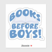 Boeken voor jongens Cheeky Fun Leesslogan Sticker (Vel)