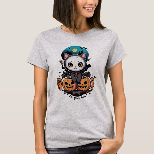 Boeken voor jou ook | Schattigee Cat Bat Wings & P T-shirt (Voorkant)