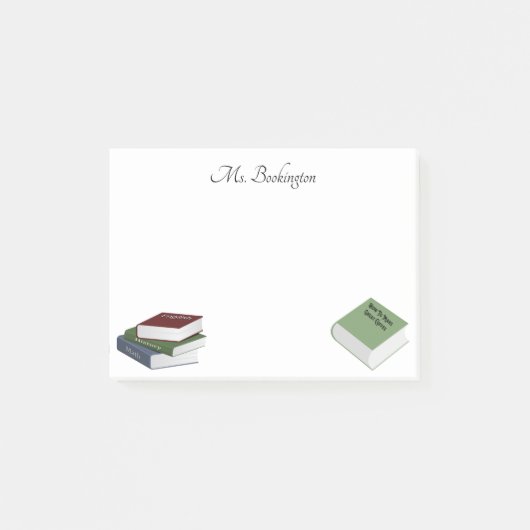 Boeken voor leraren post-it® notes (Voorkant)