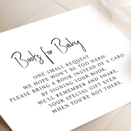 Boeken voor minimalistische Kaart voor Baby-behuiz