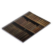 boeken voor oude boekenbibliotheek notitieboek (Linkerzijde)