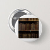 boeken voor oude boekenbibliotheek ronde button 5,7 cm (Voorkant /achterkant)