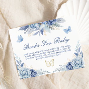 Boeken voor vlinderkussens en -Baby voor Baby Informatiekaartje