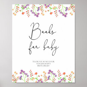 Boeken voor wilde baby poster