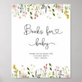 Boeken voor wilde baby poster (Voorkant)