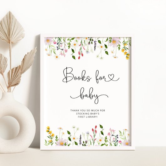 Boeken voor wilde baby poster