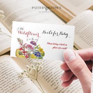 Boeken voor wilde Baby showers voor Baby Visitekaartje