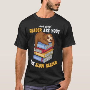 Boeken vriend Zeggen Boek Lezen Luiaard T-shirt
