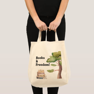 Boeken + Vrijheid Lezerstote Tote Bag