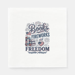 Boeken Vuurwerk en Vrijheid Patriottisch Lezer Shi Servet