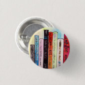 Boeken waar ik van hou/van hou ronde button 3,2 cm (Voorkant /achterkant)