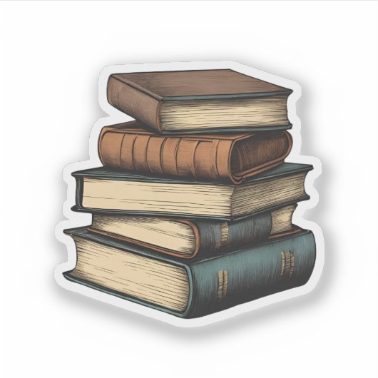 boeken waterdicht sticker (Voorkant)