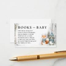 Boeken Winter Sneeuw Bosdieren Baby Shower