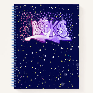 Boeken woord belettering tekening lezen Spiral