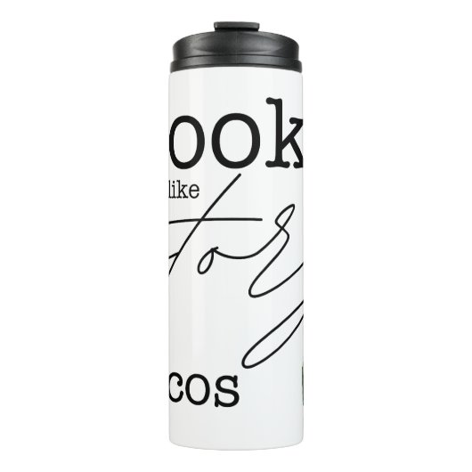 Boeken zijn als verhaaltaco's thermosbeker (Voorkant)