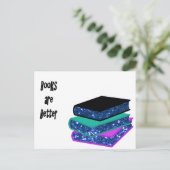 Boeken zijn beter briefkaart (Staand voorkant)