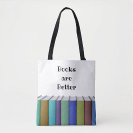 Boeken zijn beter dubbelzijdig tote bag