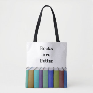 Boeken zijn beter dubbelzijdig tote bag