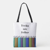 Boeken zijn beter dubbelzijdig tote bag (Achterkant)