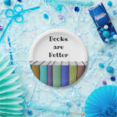 Boeken zijn beter papieren bordje (Feest)