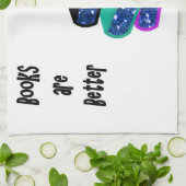 Boeken zijn beter theedoek (Gevouwen)