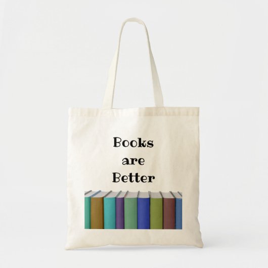 Boeken zijn beter tote bag (Voorkant)