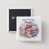 Boeken zijn Bliss Chic Button (Voorkant /achterkant)