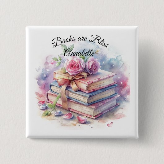 Boeken zijn Bliss Chic Button (Voorkant)