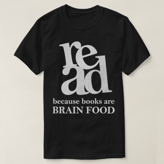 Boeken zijn een brainachtige dag van de alfabetise t-shirt (Design voorkant)