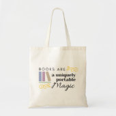 Boeken zijn een unieke draagbare Magische Tote Bag (Voorkant)