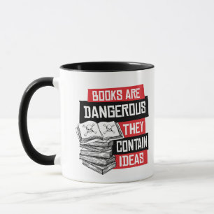 Boeken zijn gevaarlijk omdat ze ideeën bevatten mok