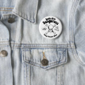 Boeken zijn gevaarlijk ronde button 5,7 cm (In situ)