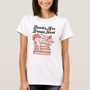 Boeken zijn hersenvoer t-shirt