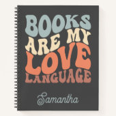 Boeken zijn het Notitieboek van mijn liefdestaal (Voorkant)