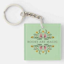 Boeken zijn Magie Groen Boekennieuws Notitieboek Sleutelhanger