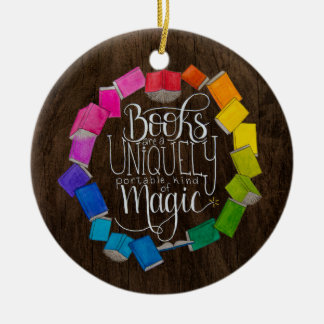 Boeken zijn Magisch Keramisch Ornament