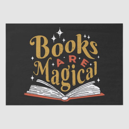 boeken zijn magisch tissuepapier (Voorkant)