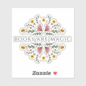 Boeken zijn Magische Sticker (Vel)