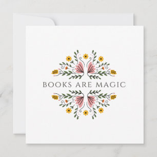 Boeken zijn Magische Sticker Kaart