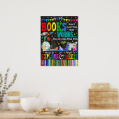 Boeken zijn meer dan WoordenbibliotheekPoster Poster (Keuken)