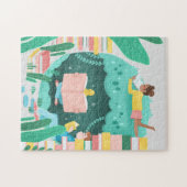 Boeken zijn mijn favoriete plek legpuzzel (Horizontaal)