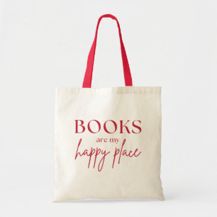 Boeken zijn mijn Happy Place boekenliefhebber Tote Bag