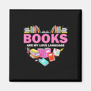 Boeken zijn mijn liefdestaal die Lover Librarian l Magneet