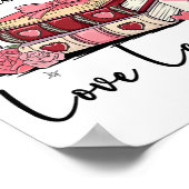 Boeken zijn mijn liefdestaal die Lover Librarian l Poster (Hoek)