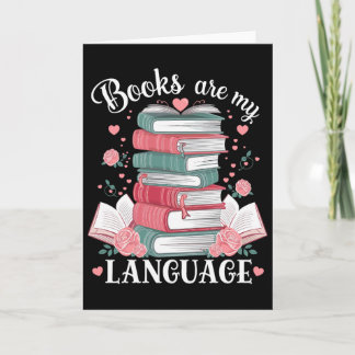 Boeken zijn mijn liefdestaal Lezer Bibliothecaris Kaart