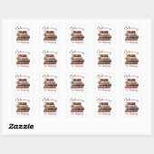 Boeken Zijn Mijn Liefdestaal Vierkante Sticker (Vel)